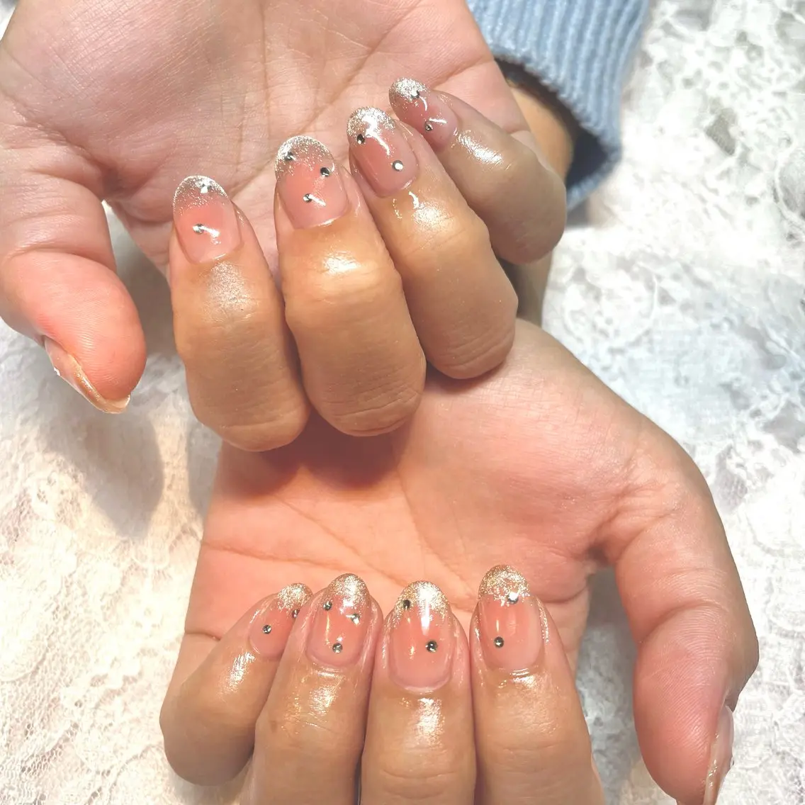 ネイル ジェルネイル マグネットネイル ハンドネイル Nail ヌシん家 AKANEのネイルデザイン