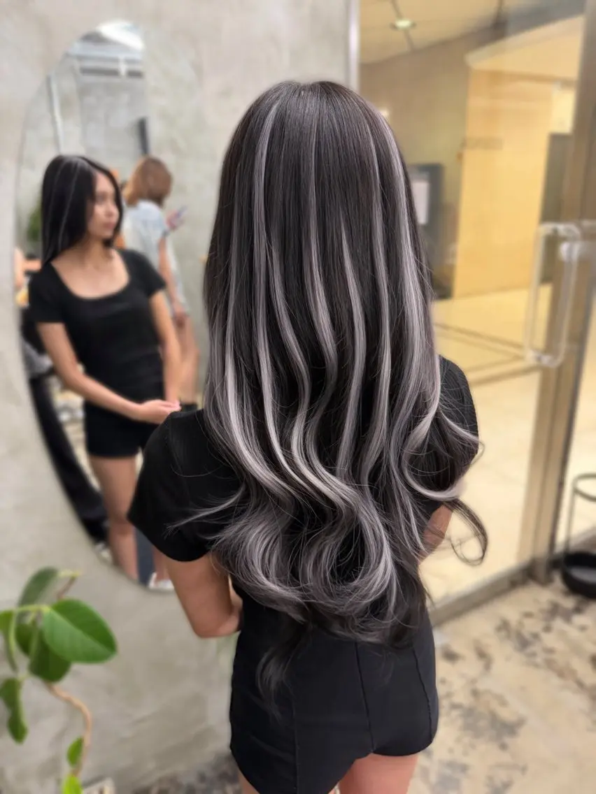 ロング エクステ レイヤーカット エクステ さわ 🫧🎀のヘアスタイル
