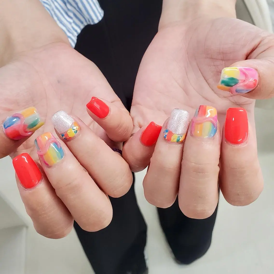 ネイル アートネイル ジェルネイル ニュアンスネイル スカルプネイル nailstudio eviz新宿店のネイルデザイン
