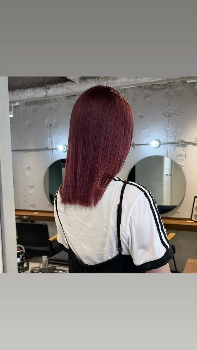 カラー ヘアカラー トリートメント 優梨💞 /透明感カラーのヘアスタイル