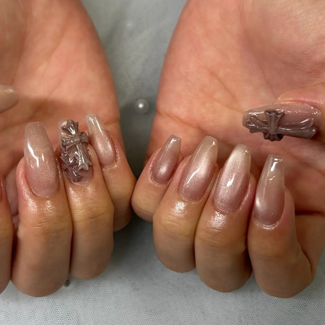 ネイル 長さ出し ジェルネイル ハンドネイル Crea IBUKIのネイルデザイン