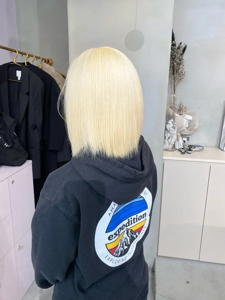 ショート カラー ヘアカラー 前橋 姫奈のヘアスタイル