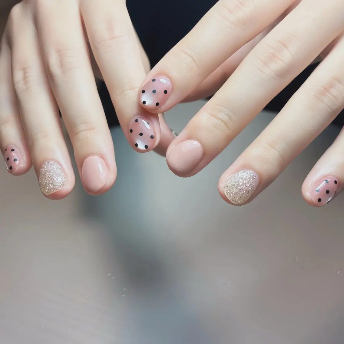 ネイル フットネイル 氷ネイル・うるうるネイル マグネットネイル ニュアンスネイル シンプルネイル ハンドネイル nail salon anoneのネイルデザイン