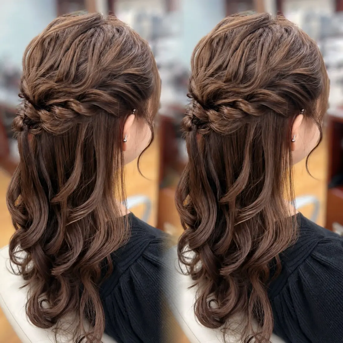 ロング ヘアセット 阿部 琴音のヘアスタイル