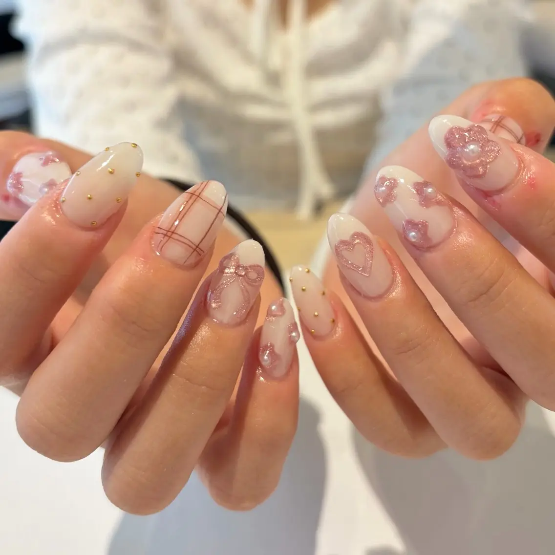 ネイル 持ち込み ぷっくりネイル ハンドネイル ballie／小野原 なつみのネイルデザイン