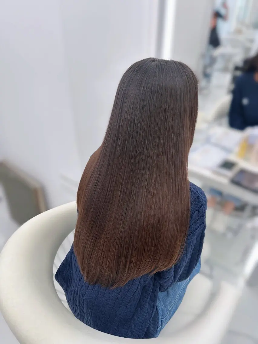 ロング トリートメント 酸熱トリートメント COA🎀オギユリ /透明感カラー🫧のヘアスタイル