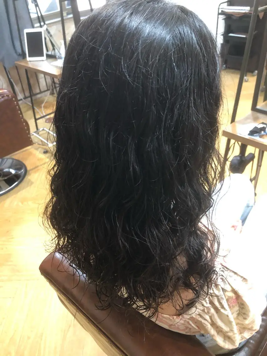 ミニモ限定🔔カット+うる艶パーマ+トリートメント【デジタルパーマ可】の写真