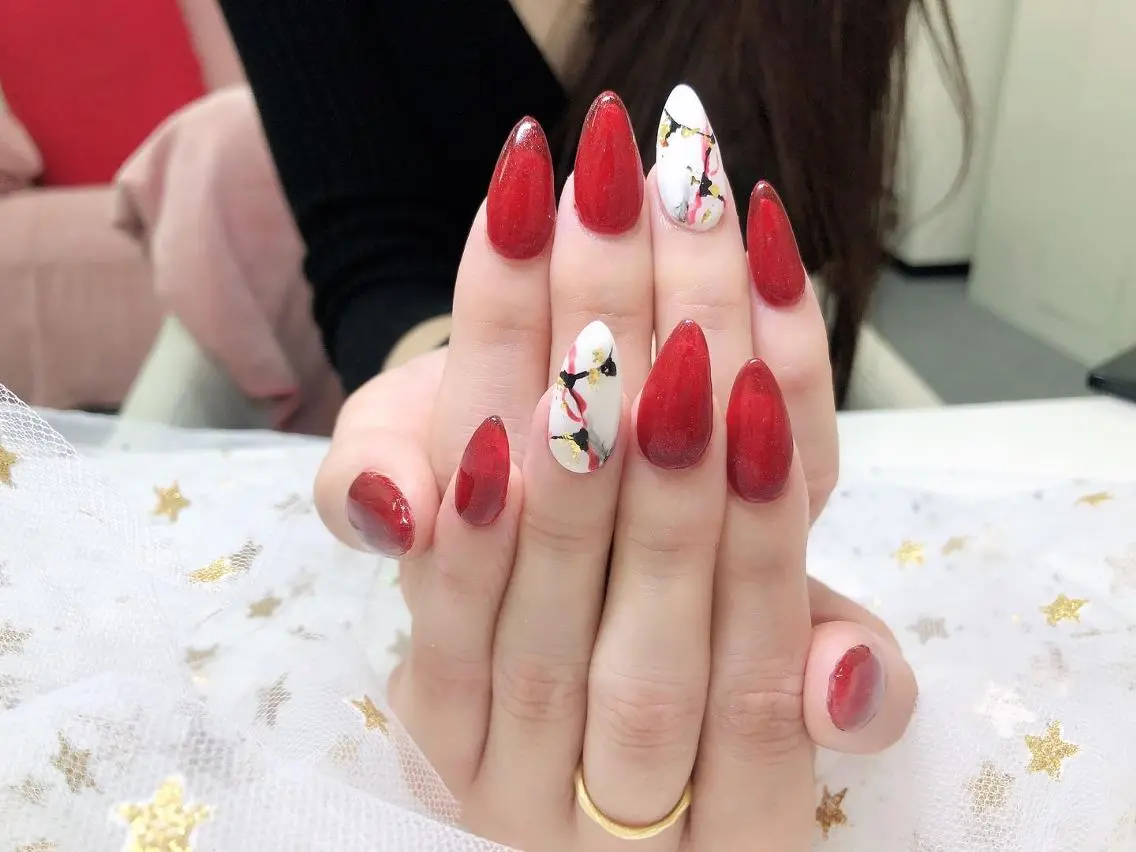 ネイル ハンドネイル 💅ネイルサロン ブラン🌈かすみのネイルデザイン