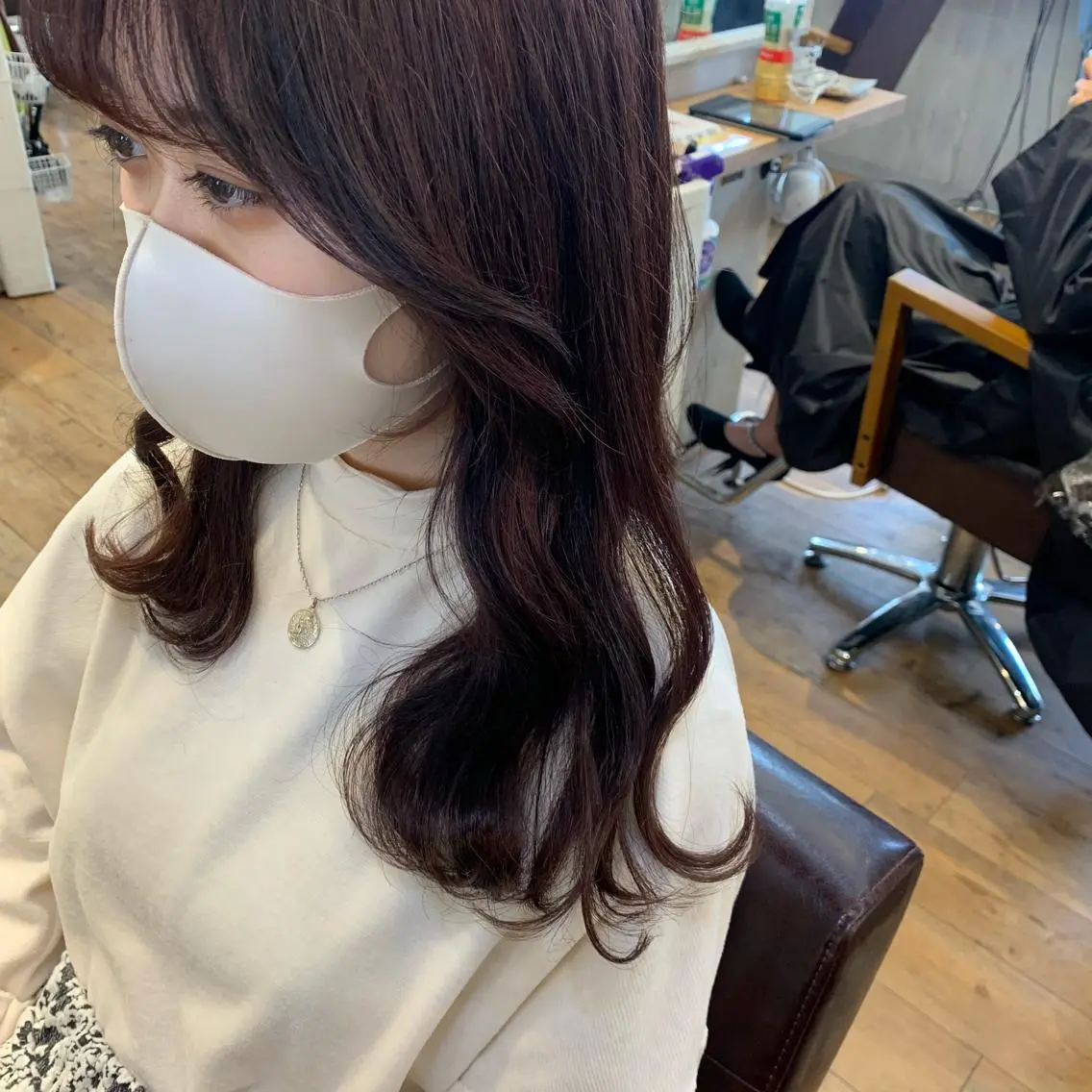 ロング カラー ヘアアレンジ 代表🎀 ふわモテ愛 され髪🩷yumiのヘアスタイル