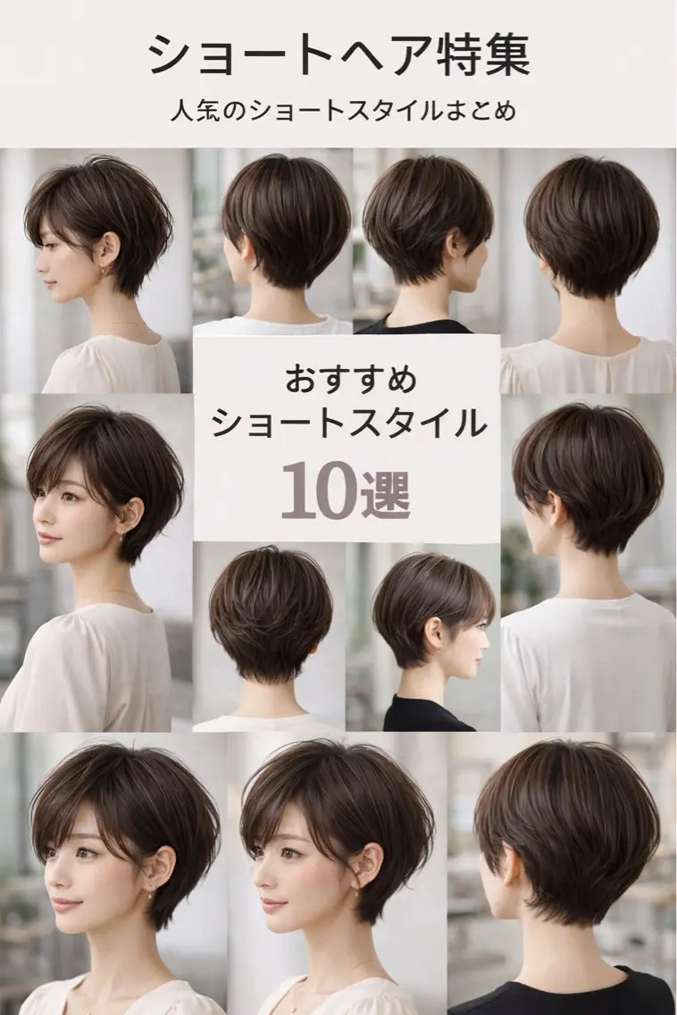 ショート 江田 衣折のヘアスタイル