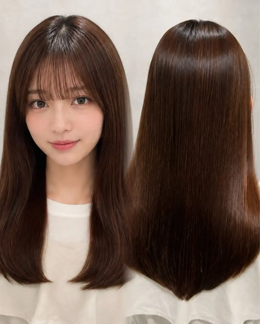 ロング カラー 透明感カラー ヘアカラー トリートメント 透明感カラー💎 アレンジ🩰Rimiのヘアスタイル