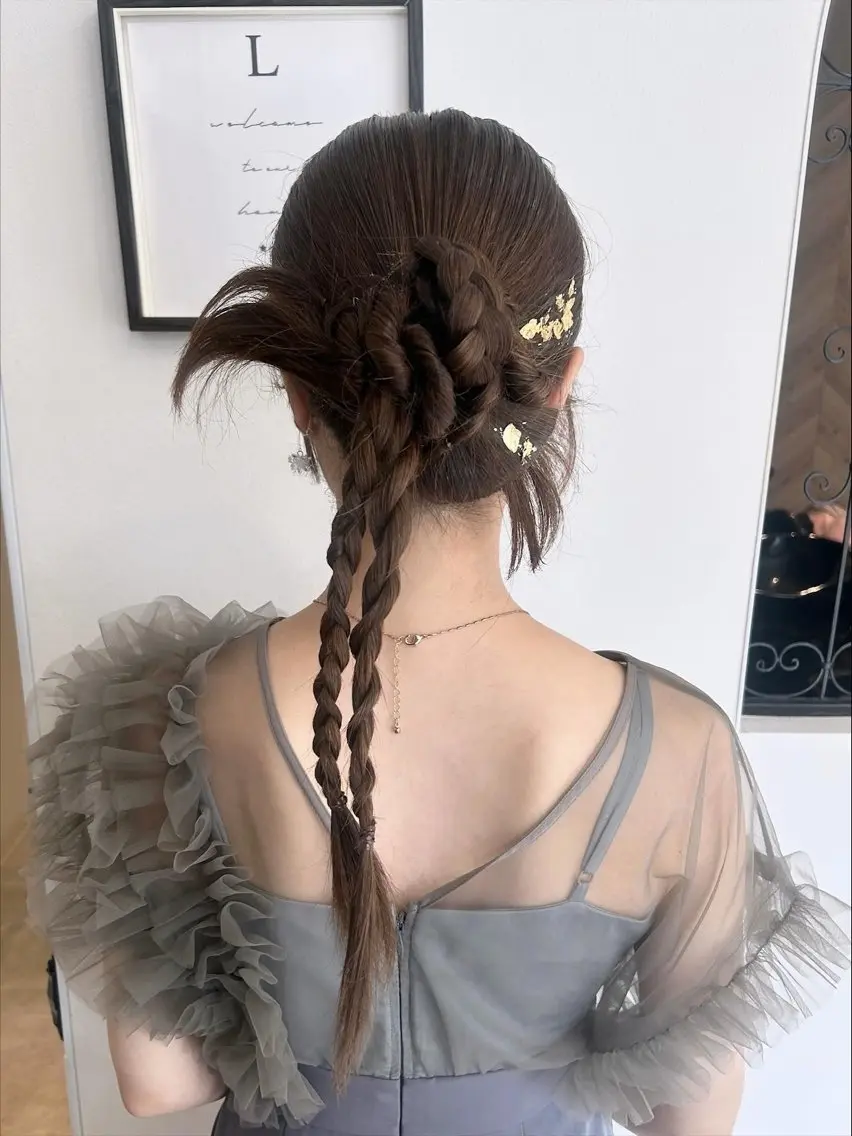 ヘアアレンジ ヘアセット ⭐️田中 萌心⭐️ 上尾/モデル様募集中のヘアスタイル