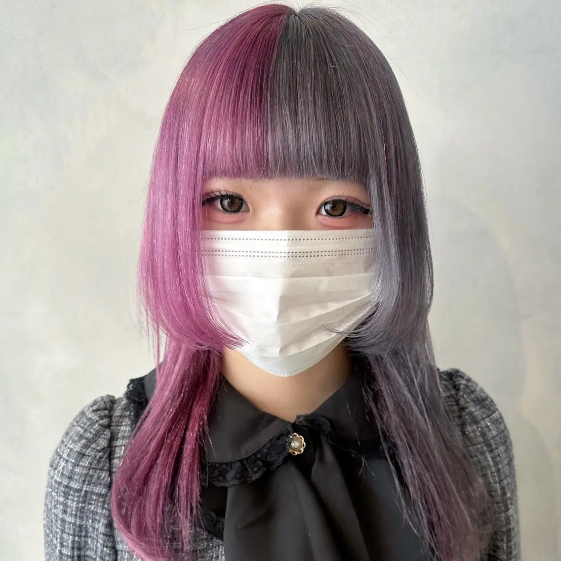 セミロング カラー カット ヘアカラー トリートメント デザインカラー/パー マ🦖外岡咲希🦖のヘアスタイル