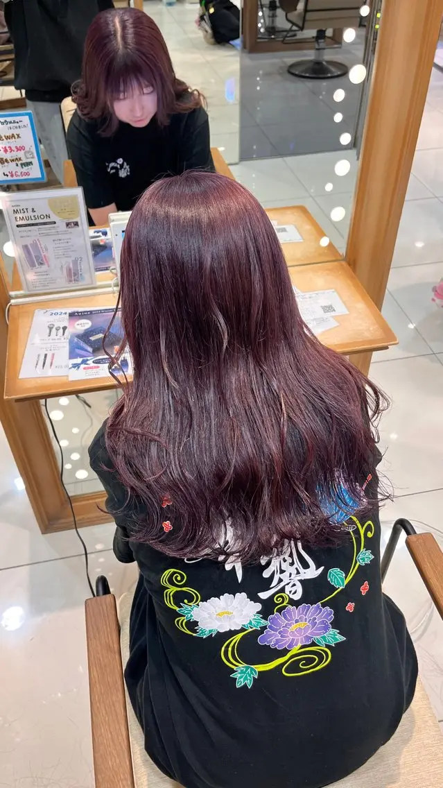 ロング カラー ブリーチ mitsuki🎀 ブリーチ/エクステのヘアスタイル