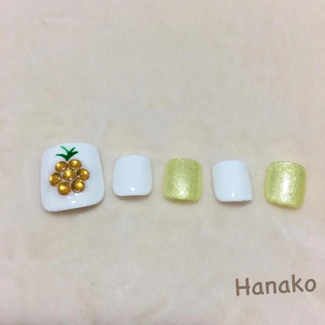 ネイル フットネイル お絵描きネイル Hanakoのネイルデザイン