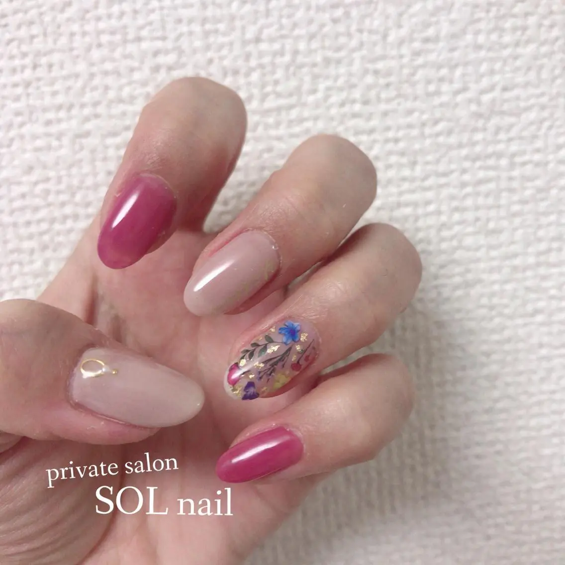 ネイル ハンドネイル SOL NAILのネイルデザイン