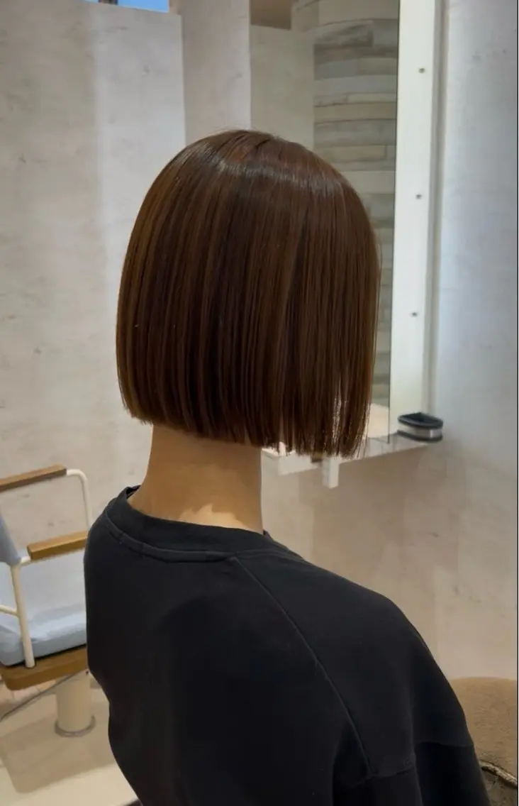 ショート ボブ 田中 千尋のヘアスタイル