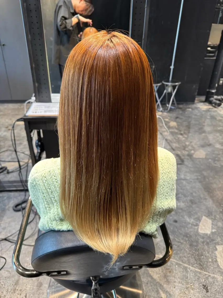 ✨ご新規様1日1名様限定✨ダメージレスカラー+最高峰髪質改善VKトリートメントの写真