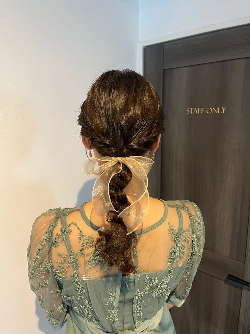 ヘアアレンジ ヘアセット 塩見 千晶のヘアスタイル
