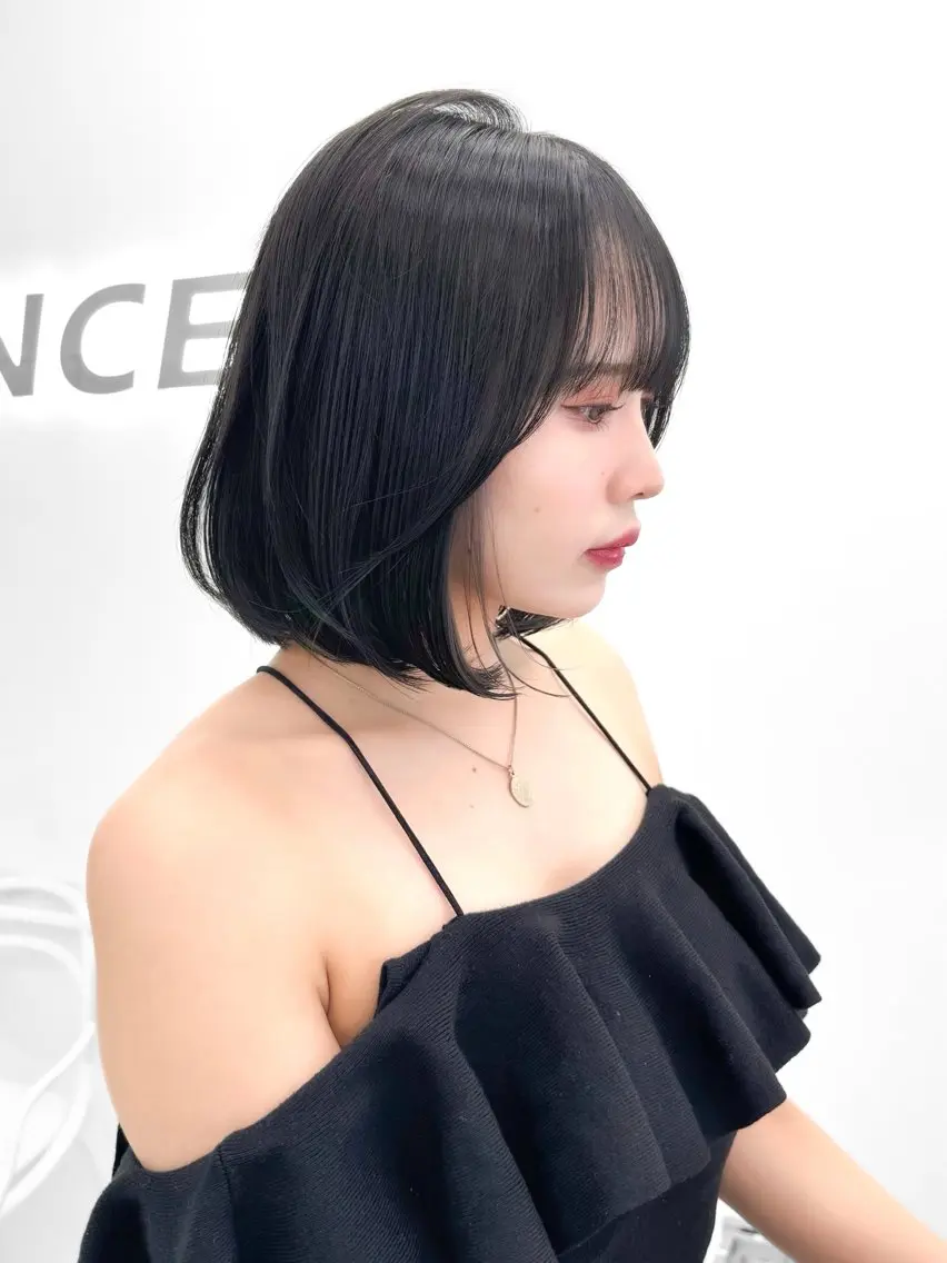 ショート カラー ヘアアレンジ カット トリートメント ヘアセット 縮毛矯正🤍 盛れるボブ/ひかりのヘアスタイル