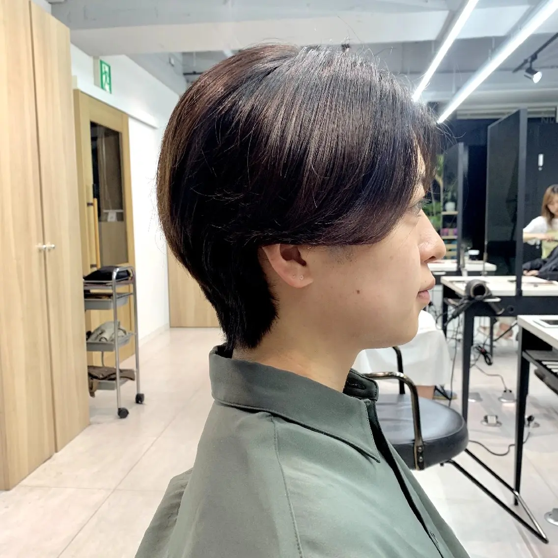 ショート メンズ ダウンパーマ メンズパーマ カサイ ミユのヘアスタイル