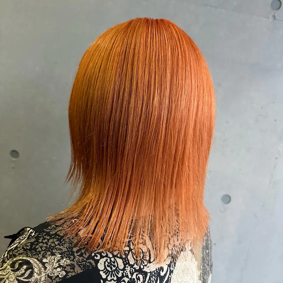 ミディアム カラー ブリーチ 💜推しインナー カラー/菊池柊真💜のヘアスタイル