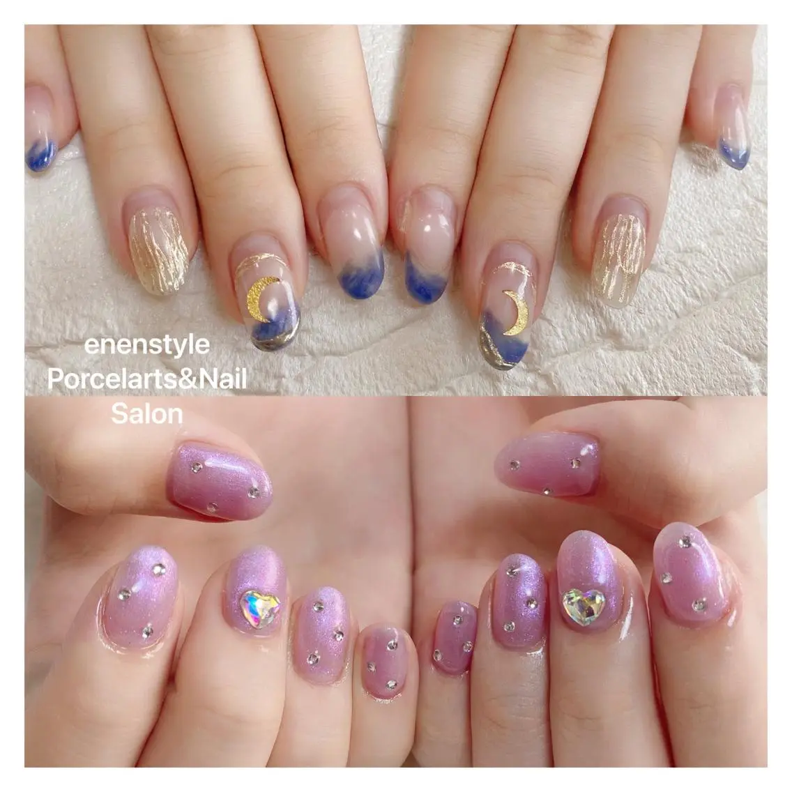 ミディアム ネイル 🐾enen style 🐾のネイルデザイン