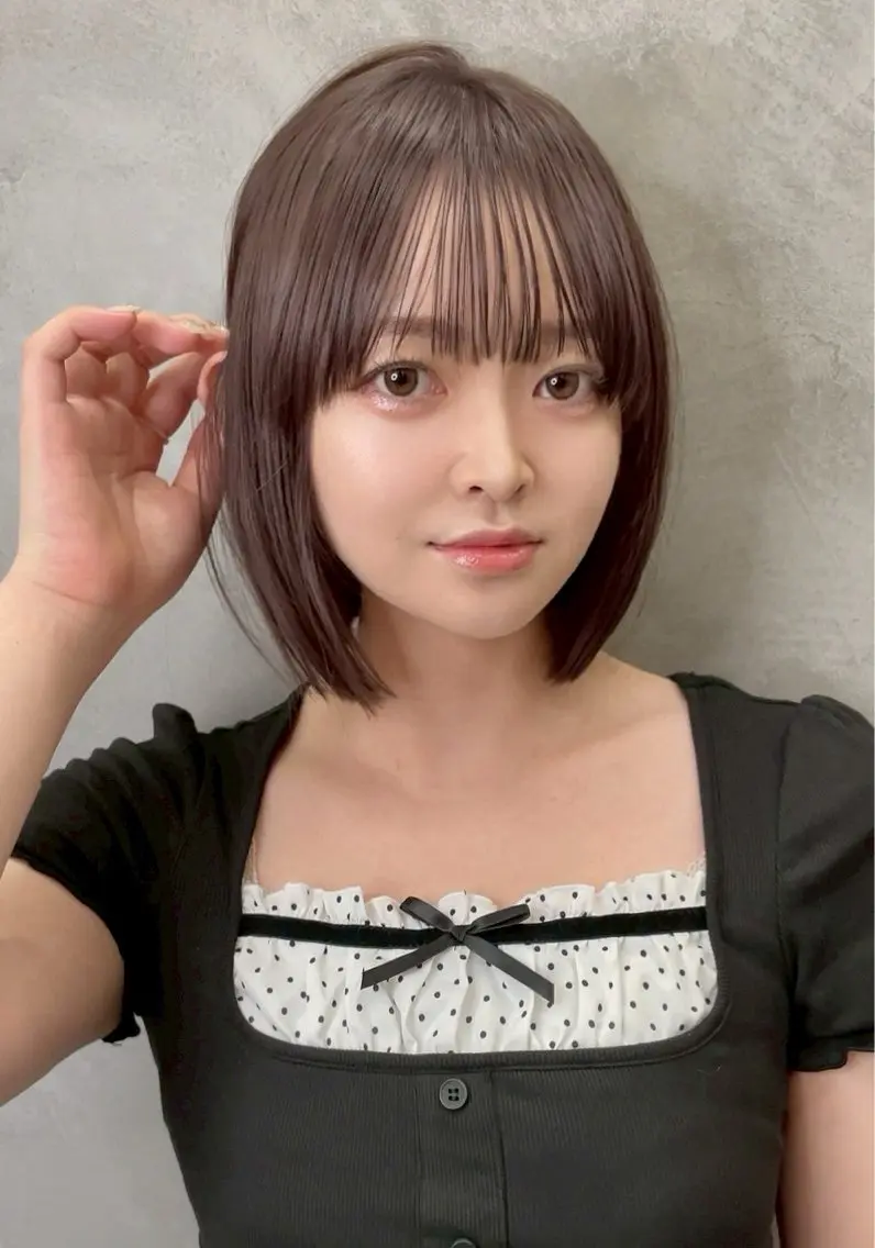ショート カラー 大宮レイヤーカット ハッシュ　柏崎颯刀のヘアスタイル
