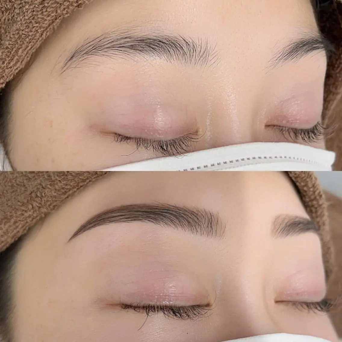 パーマ メンズ アイブロウ BEIGE 金山 🌹RUKAのマツエク・マツパデザイン