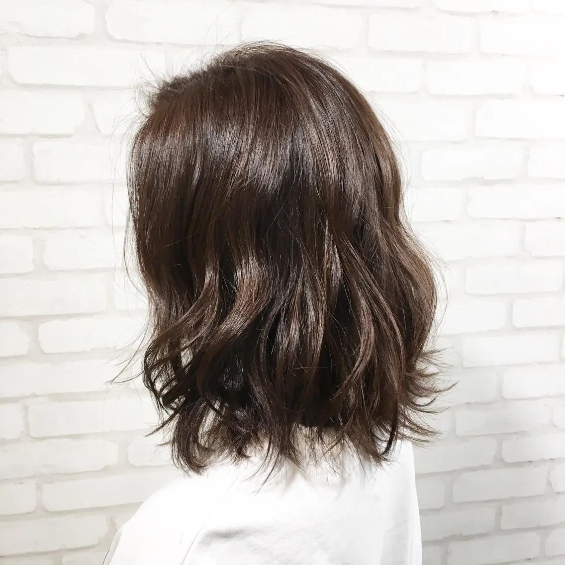 ミディアム カット ヘアカラー トリートメント miki 🦎のヘアスタイル