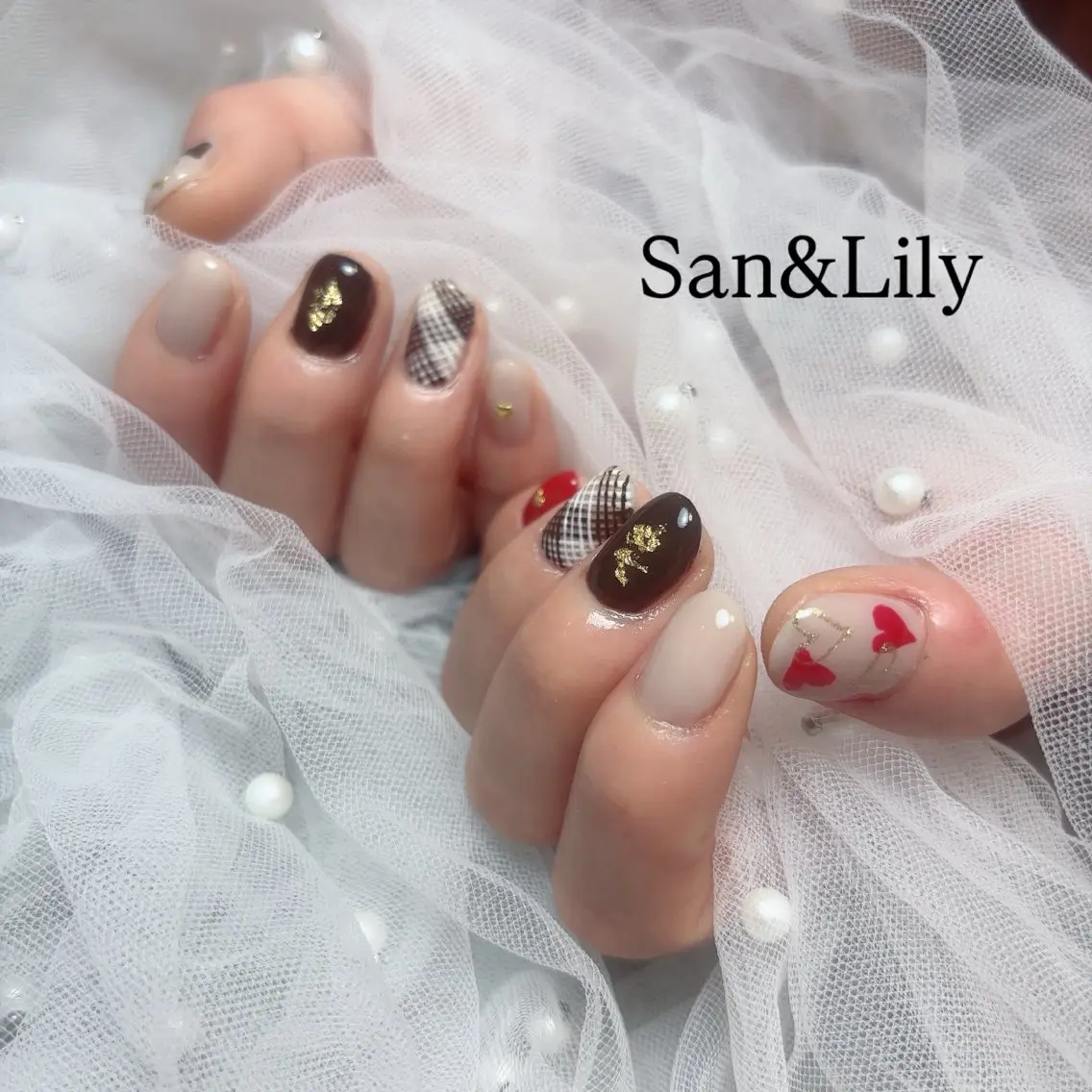ネイル ハンドネイル San＆Lily madokaのネイルデザイン