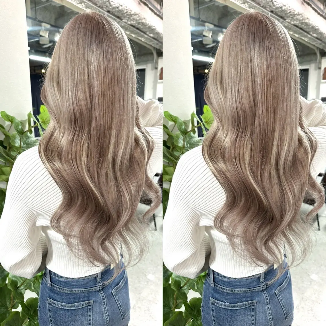 🩵当日予約限定🩵ワンカラー+プルエクステ50本🌈✨の写真