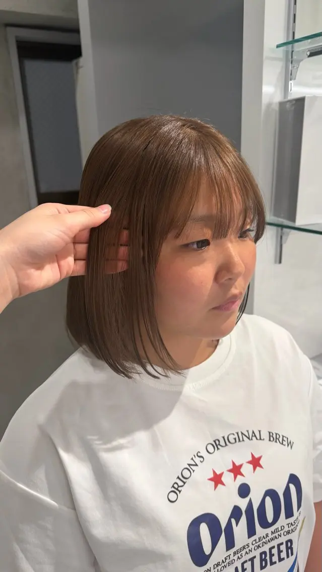 ミディアム カラー ヘアカラー kanoka似合わせ ×垢抜けhair🩰のヘアスタイル