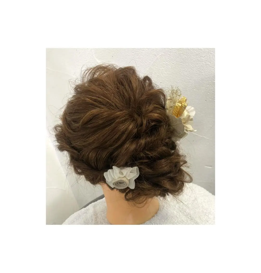 ヘアアレンジ ヘアセット 菊池 栄里奈のヘアスタイル