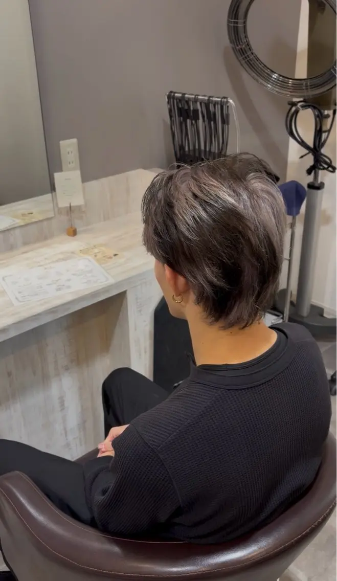 メンズ ヘアカラー トリートメント 平瀬 胡桃のヘアスタイル