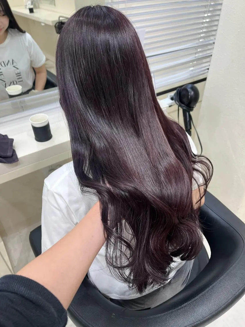 ロング カラー 大人上品ベージュ 🎀HARUNAのヘアスタイル