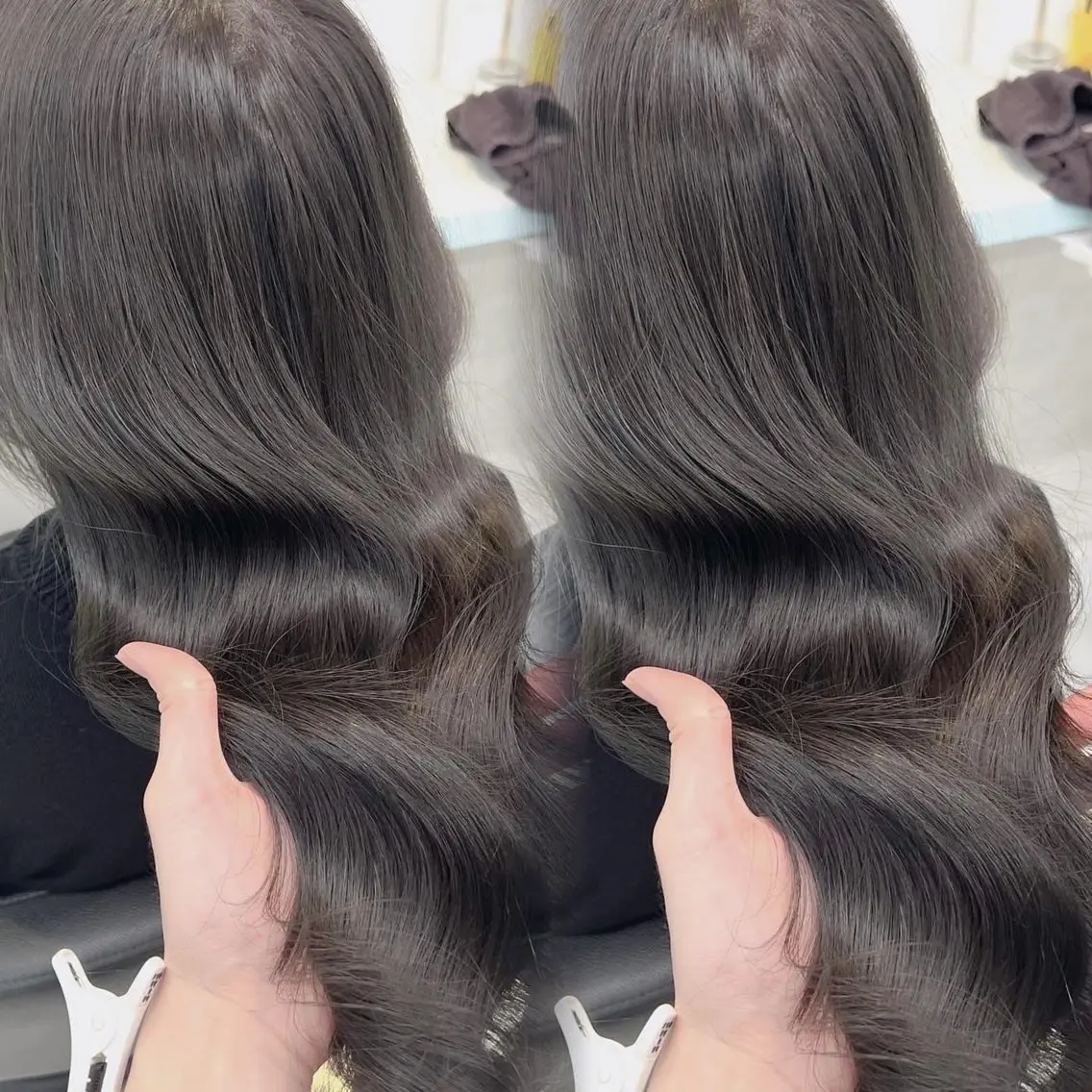 ロング カラー カット ヘアカラー トリートメント 髪質改善/美髪矯正 艶髪/Takutoのヘアスタイル