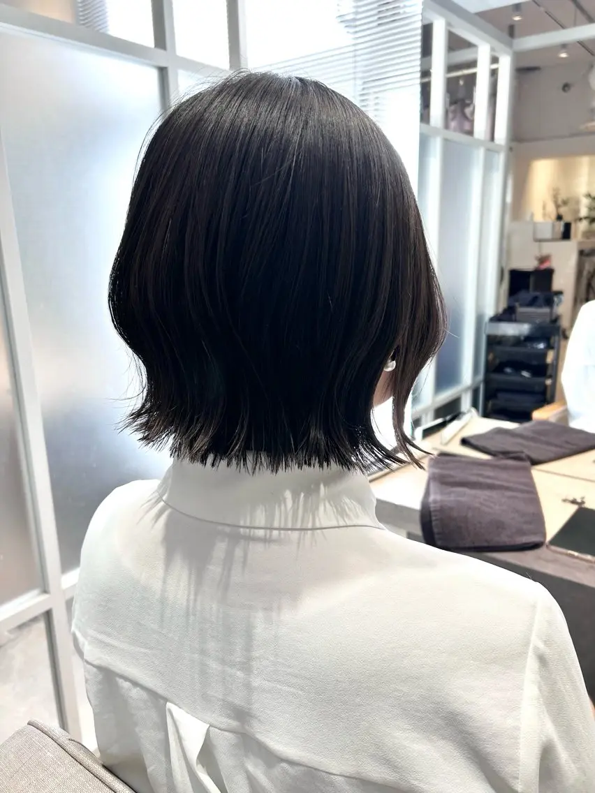 ショート 似合わせボブ🫧 丸みショート藤本のヘアスタイル
