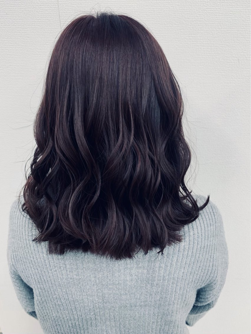 セミロング カラー カット ヘアカラー 💜モデル募集💜 AIRIのヘアスタイル