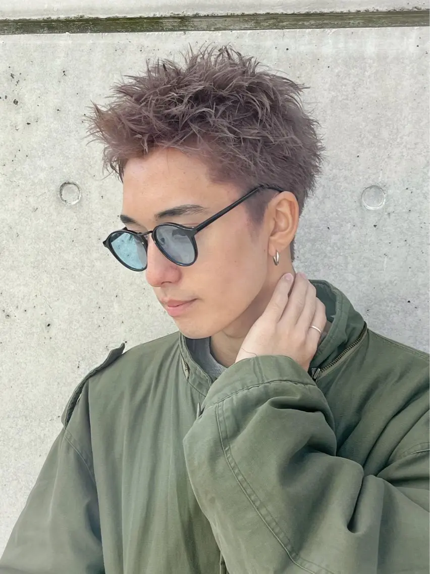 【新規or学割U24メンズ限定】ケアブリーチ&カラー ¥10900の写真