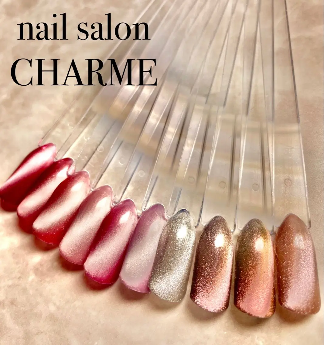 ネイル マグネットネイル nail salon CHARMEのネイルデザイン