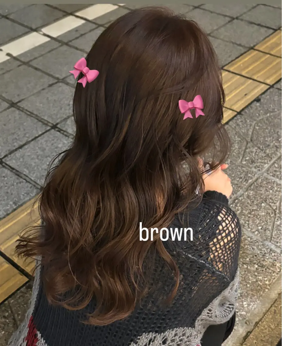 ロング カラー カット ヘアカラー 🍓ハイトーンカラー 🎀nene🍓のヘアスタイル