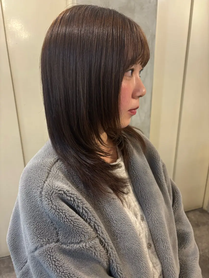 ミディアム 磯野 成基のヘアスタイル