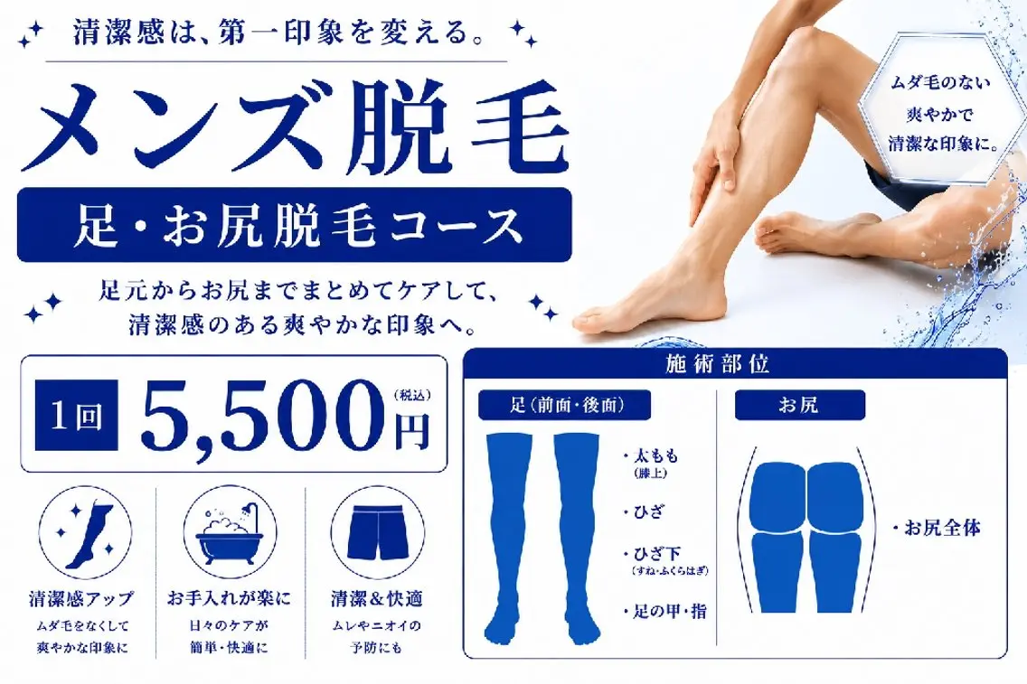 メンズ 脱毛 武 藤のエステ・リラクイメージ