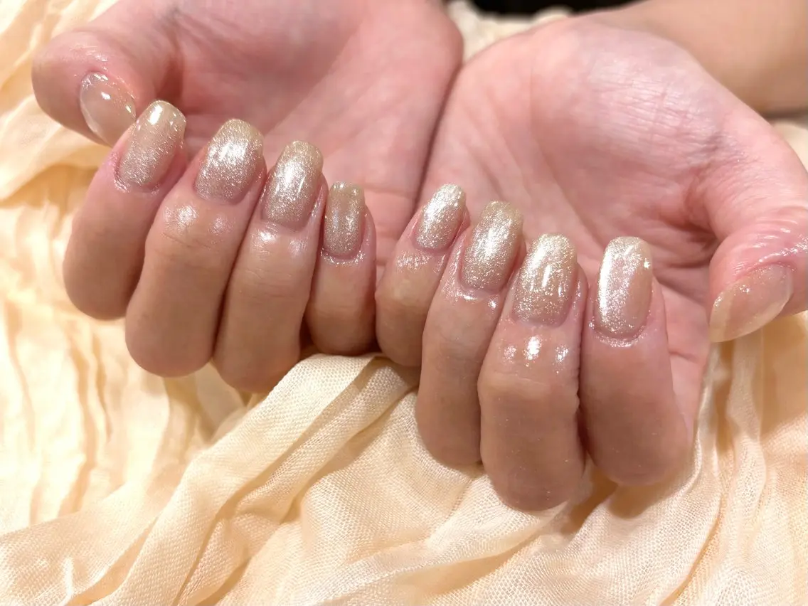 【Hand🤚🏻オフなし❌】マグネットワンカラー🧲パラジェル使用✨✨の写真