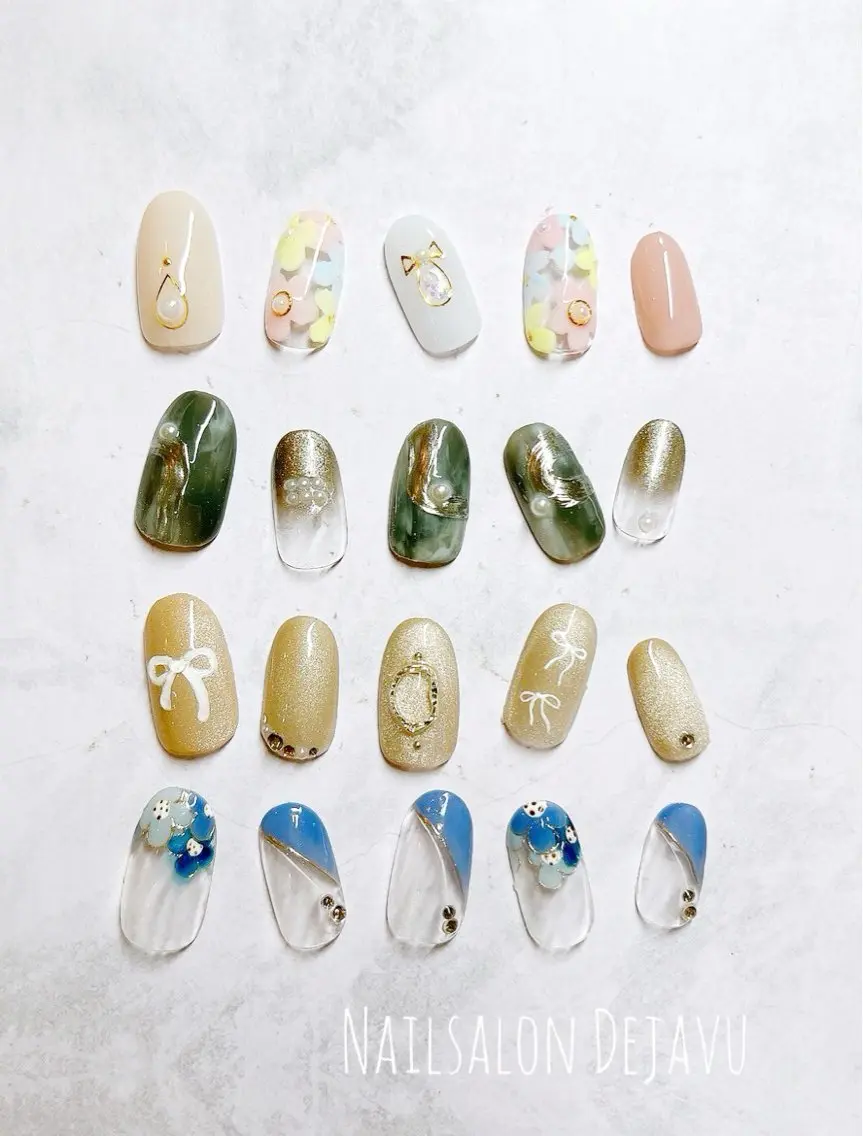 ネイル ハンドネイル Nail salon Dejavu 🌿のネイルデザイン