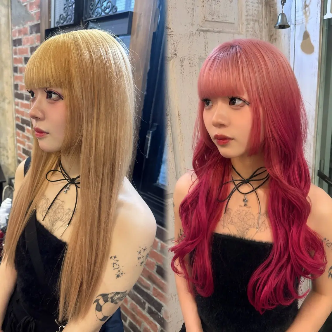 【⚠️6/3.19.23限定！】ブリーチ１回、ルーツカラー、他持ち込みデザイン可能の写真