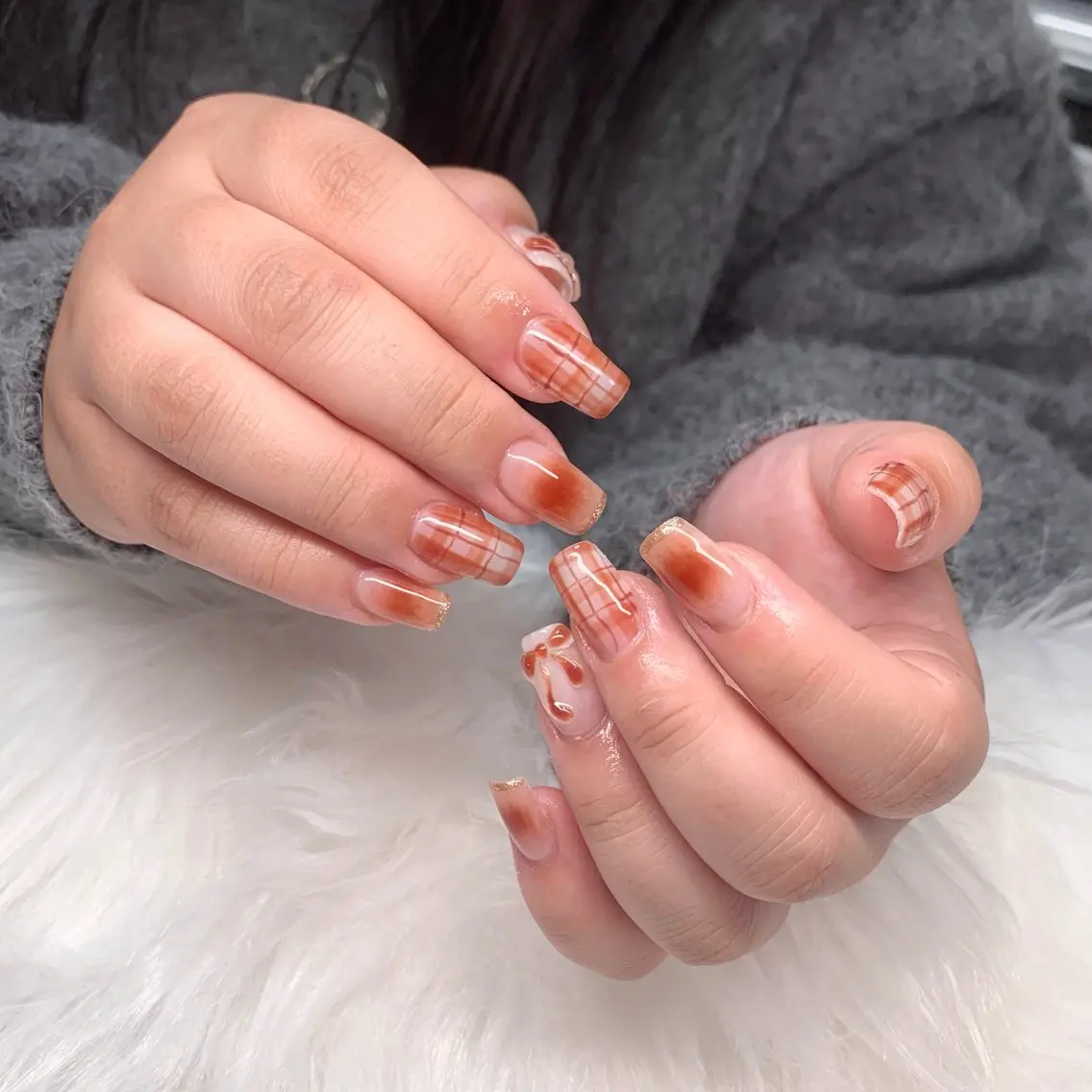 ネイル ジェルネイル 持ち込み ワンカラーネイル スカルプネイル xinh nailsのネイルデザイン