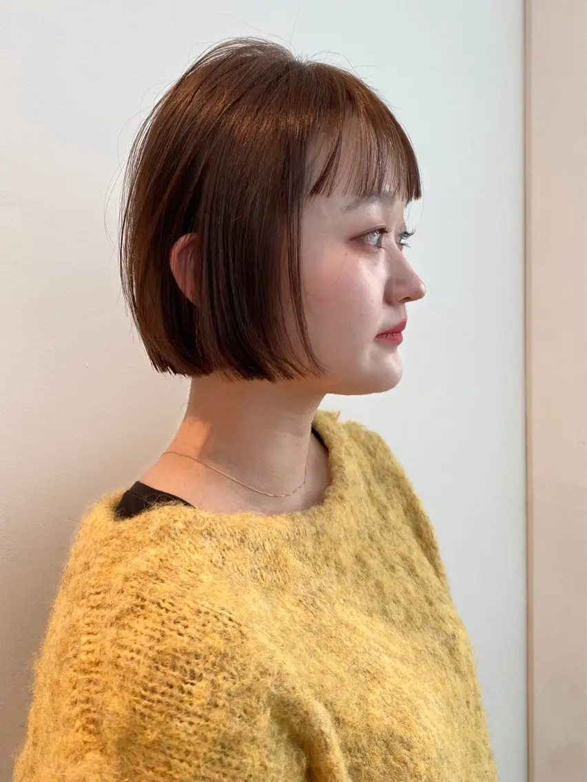 ショート カラー パーマ カット ヘアカラー 縮毛矯正 トリートメント mai / linoah˚✧のヘアスタイル