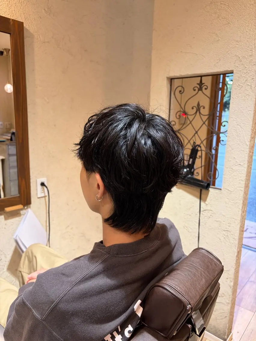 パーマ メンズ メンズパーマ メンズカット／枚方 ／森本修吏のヘアスタイル